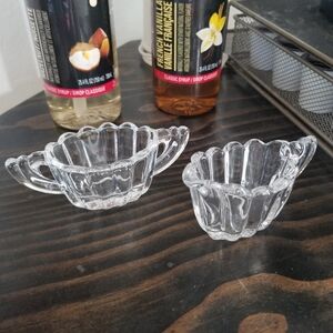 Heisey Crystolite Cream & Sugar‎ Set